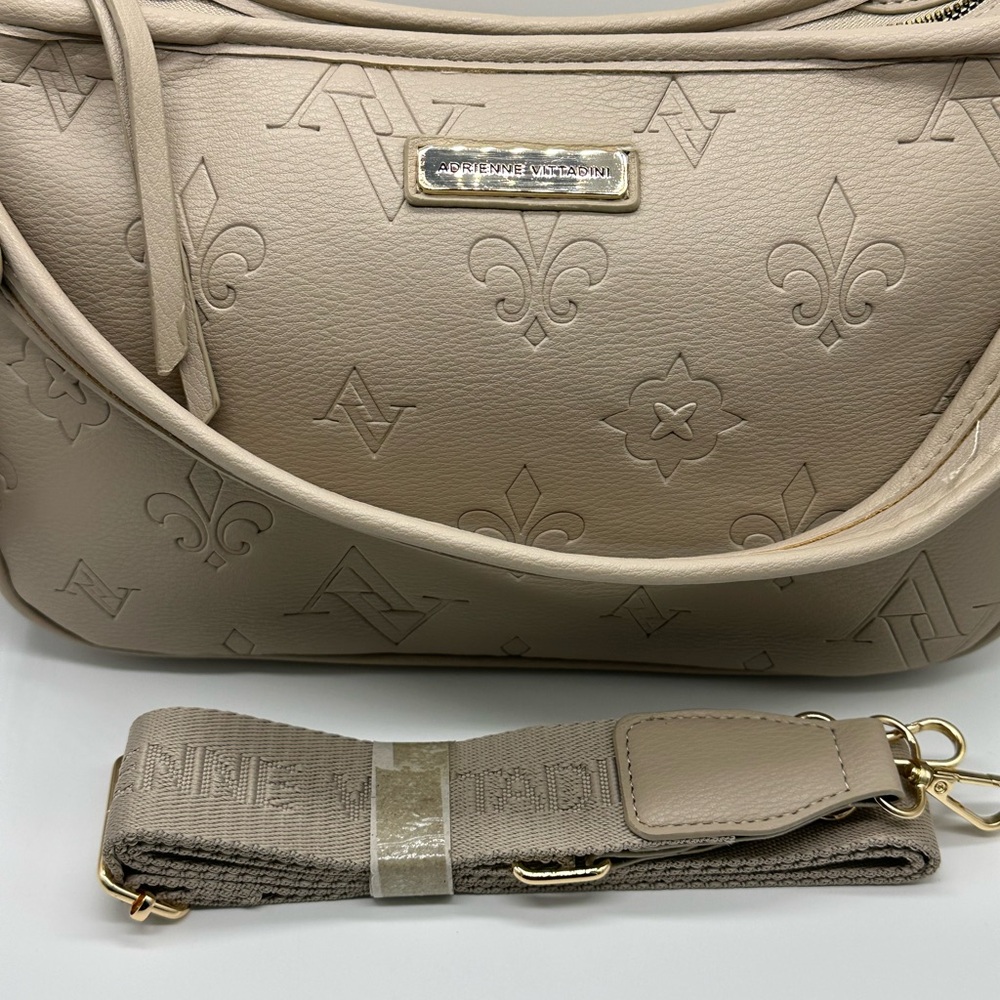 Adrienne Vittadini Tan Hobo Bag - Picture 8 of 11